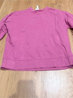 Lululemon pink crewneck